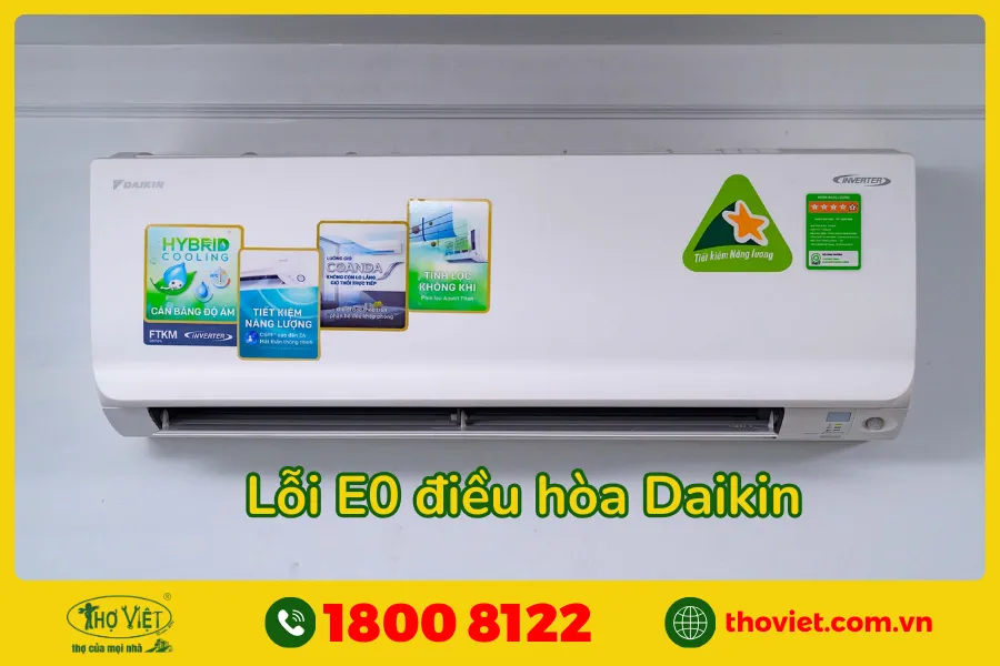 Máy lạnh Daikin báo lỗi E0