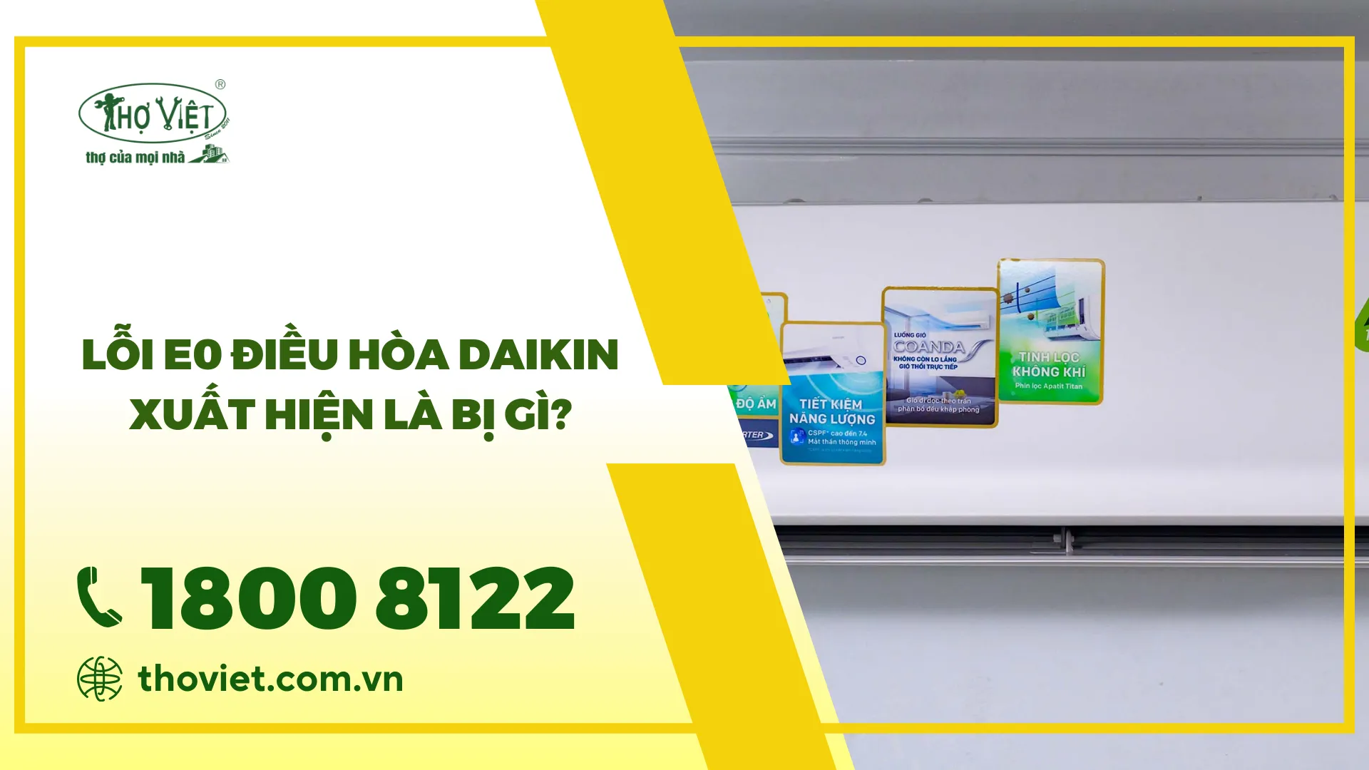 Nguyên nhân & Cách khắc phục lỗi E0 điều hòa Daikin