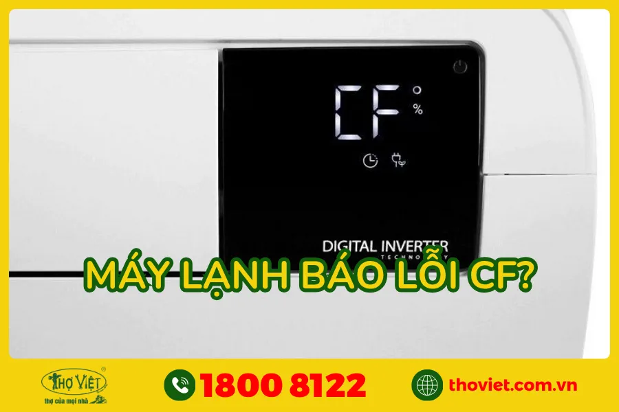 Điều hòa báo lỗi CF