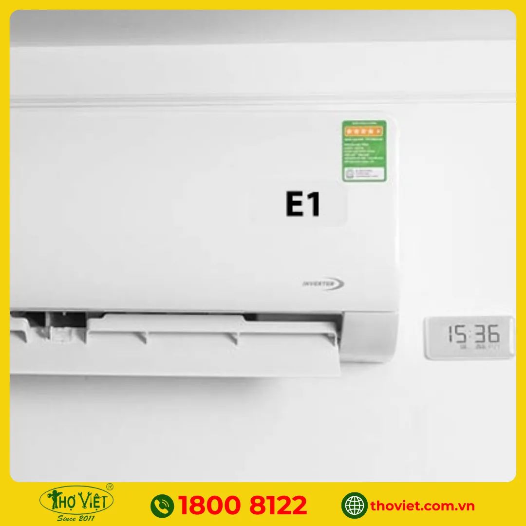 Máy lạnh báo lỗi e1