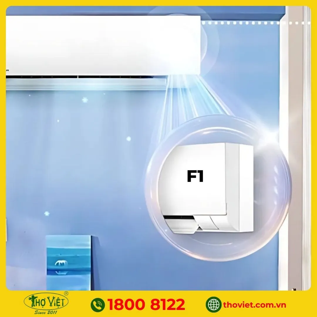 Máy lạnh Aqua Inverter báo lỗi F1 Inverter