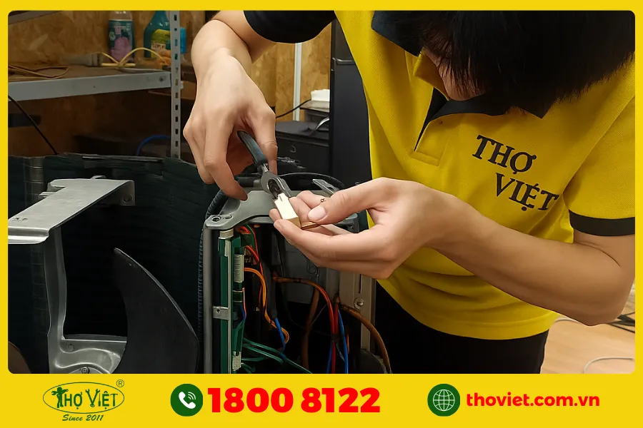 Mạch điều khiển chính dàn nóng bị hỏng
