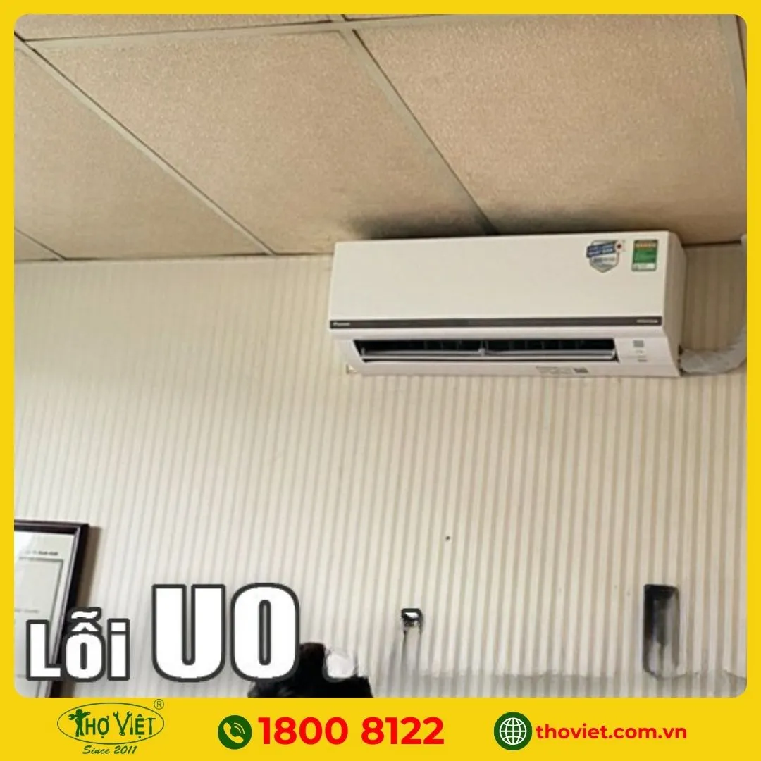 Máy lạnh báo lỗi U0