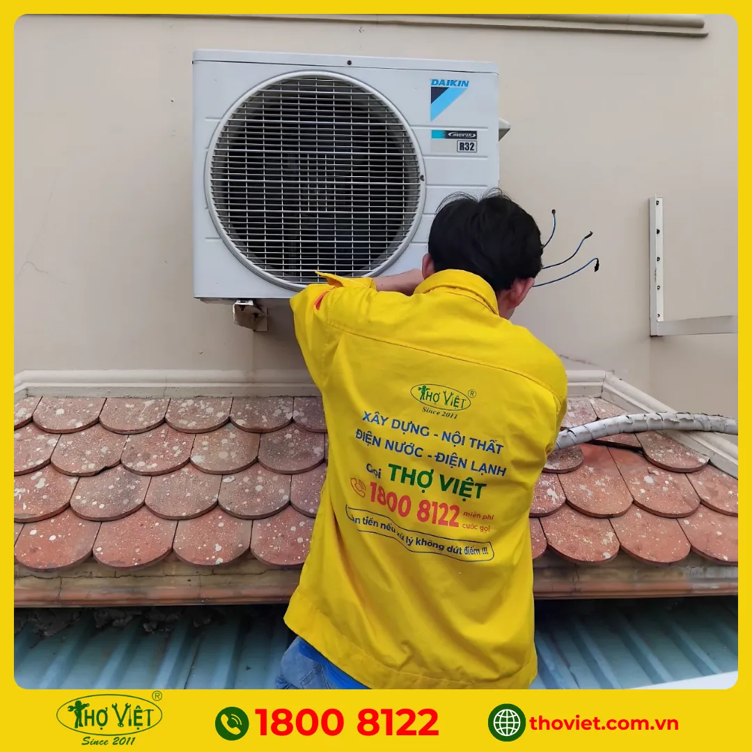 Máy lạnh bị rò rỉ gas 