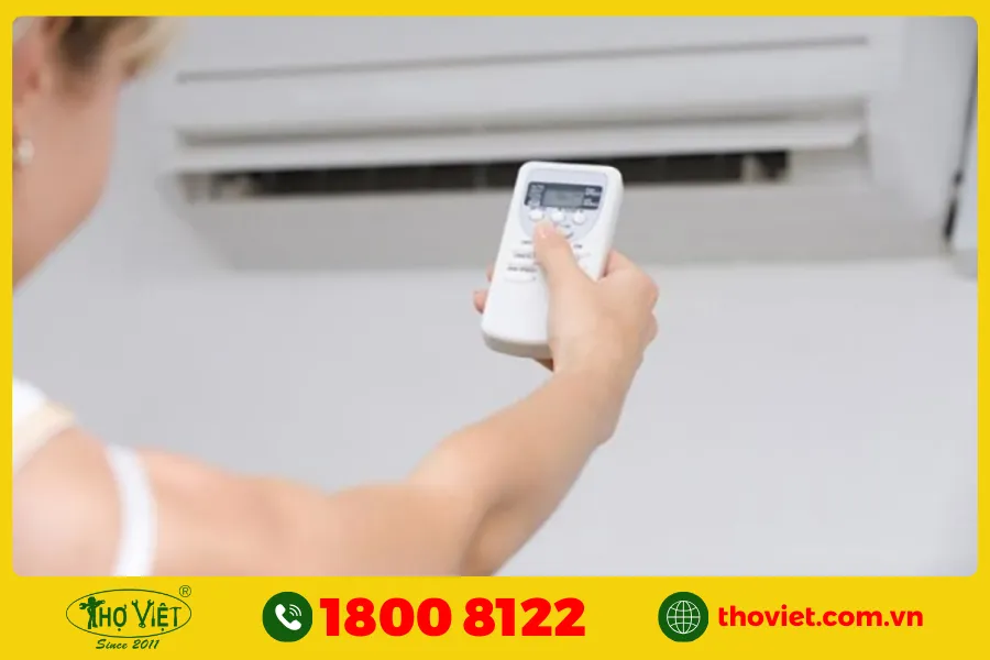 Máy lạnh ngắt liên tục sau vài phút chạy