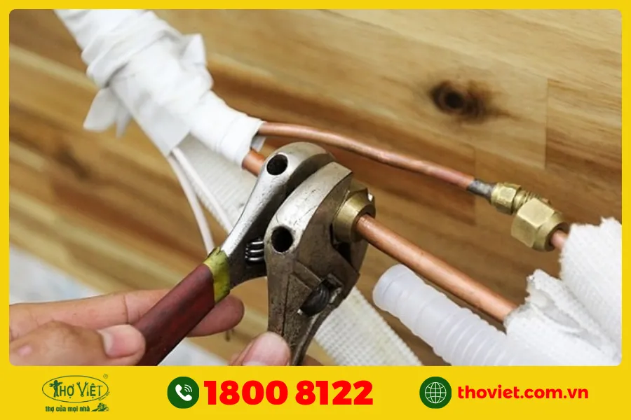 Dây dẫn gas bị hở