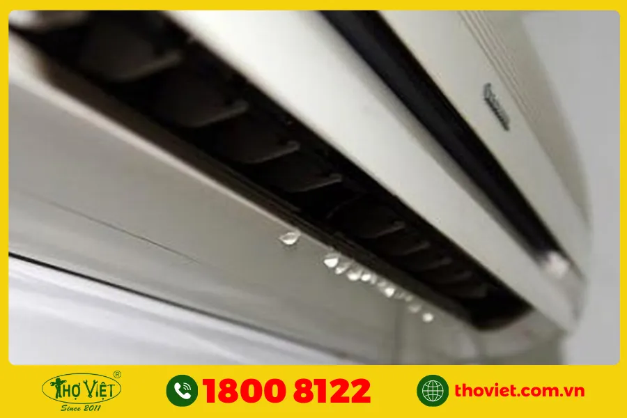 Máy bị chảy nước ở dàn lạnh