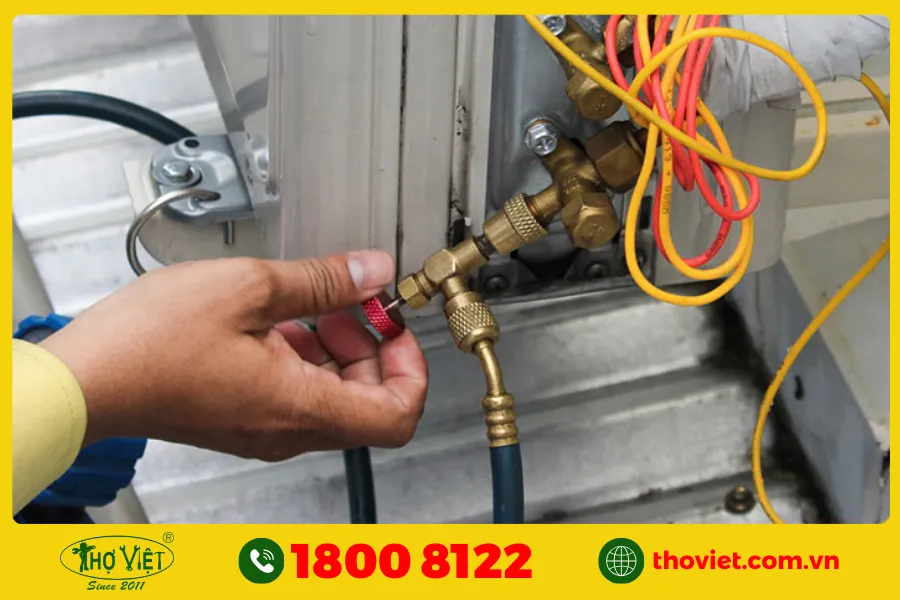 Lượng khí đi qua dàn lạnh không đủ