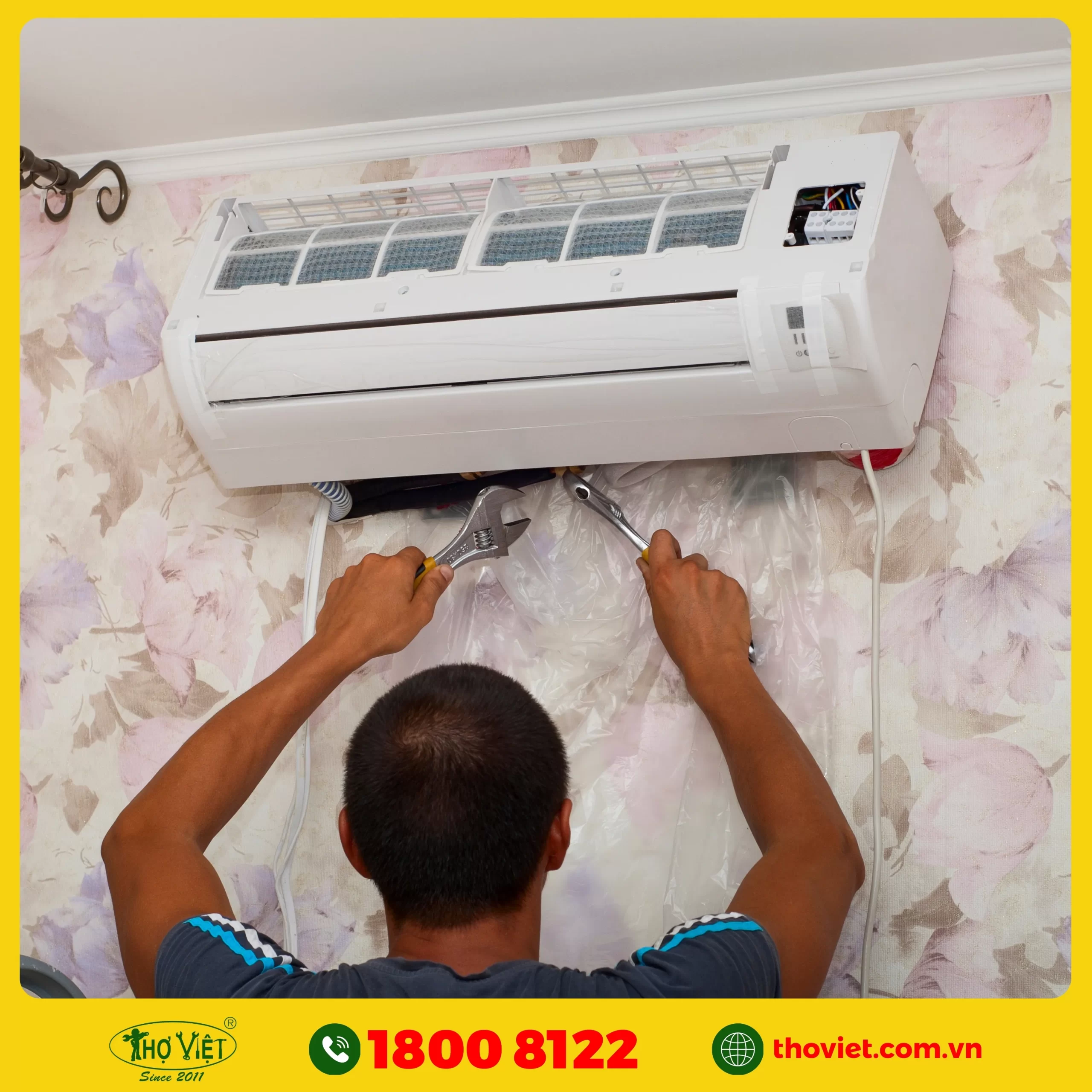 quy trình tháo lắp máy lạnh