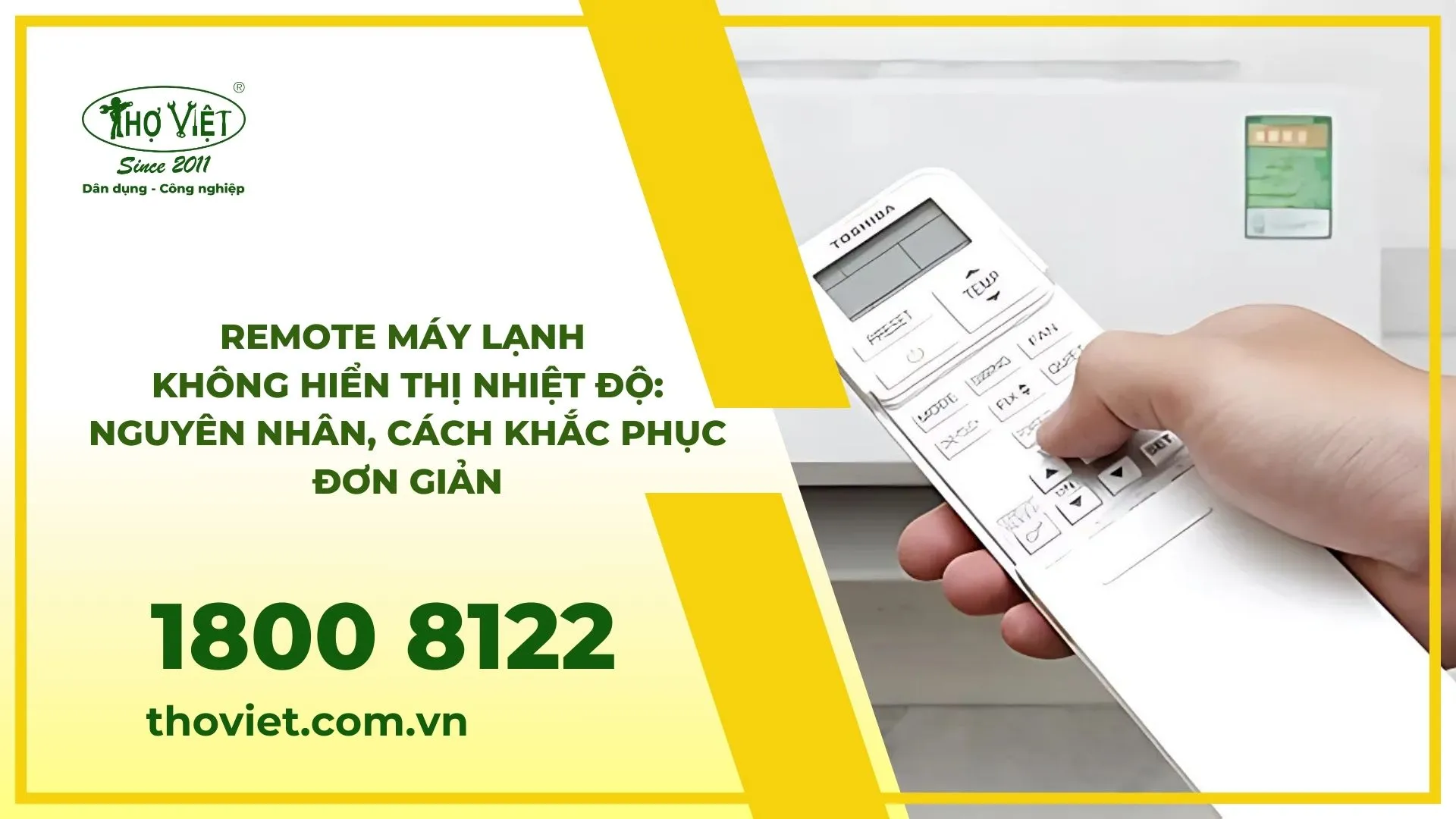 Remote máy lạnh không hiển thị nhiệt độ