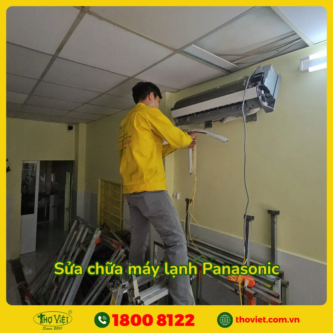 Quy trình sửa máy lạnh Panasonic - Thợ Việt