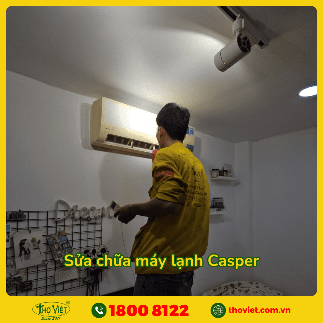 Tại sao nên chọn Thợ Việt sửa máy lạnh Casper?