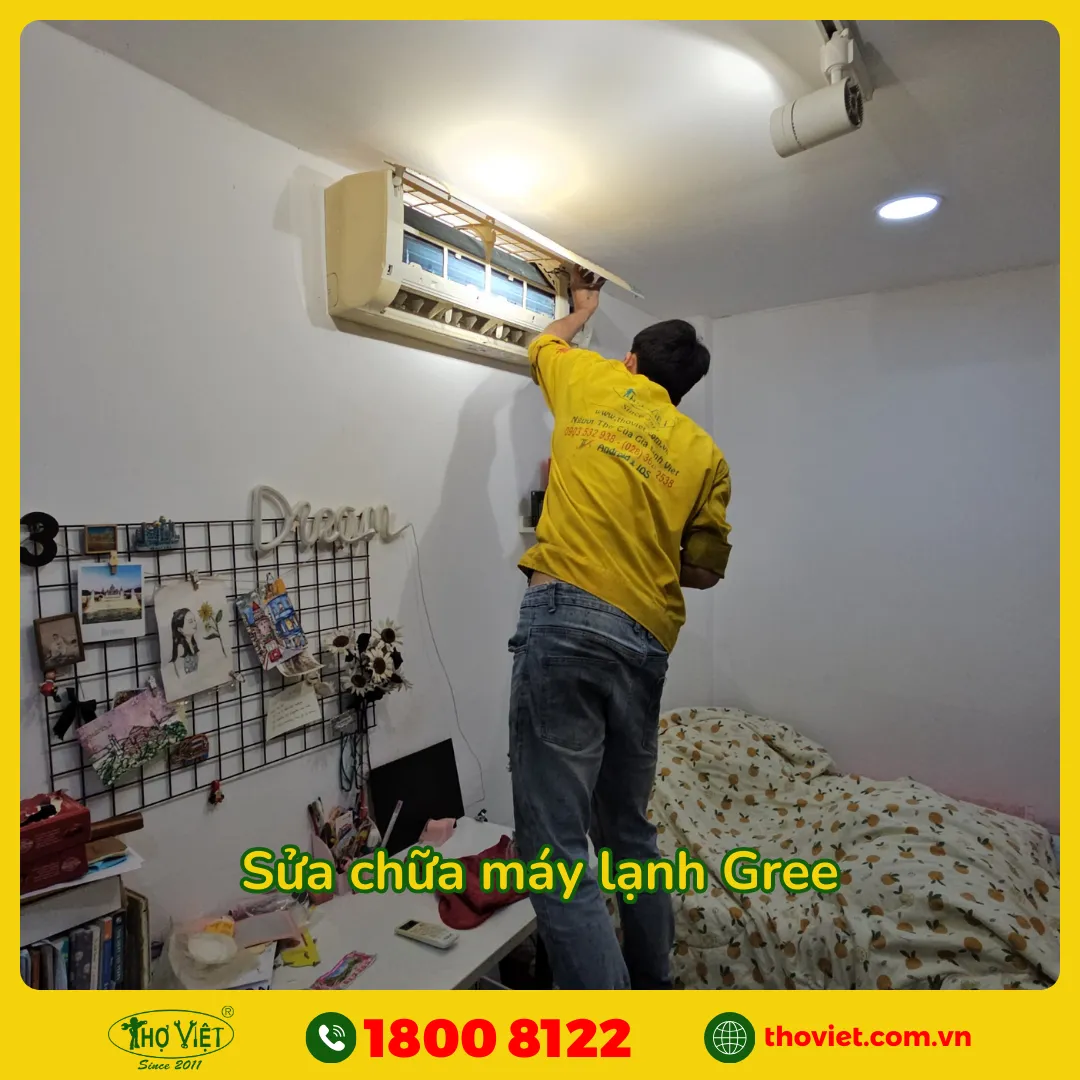 Quy trình sửa máy lạnh Gree - Thợ Việt