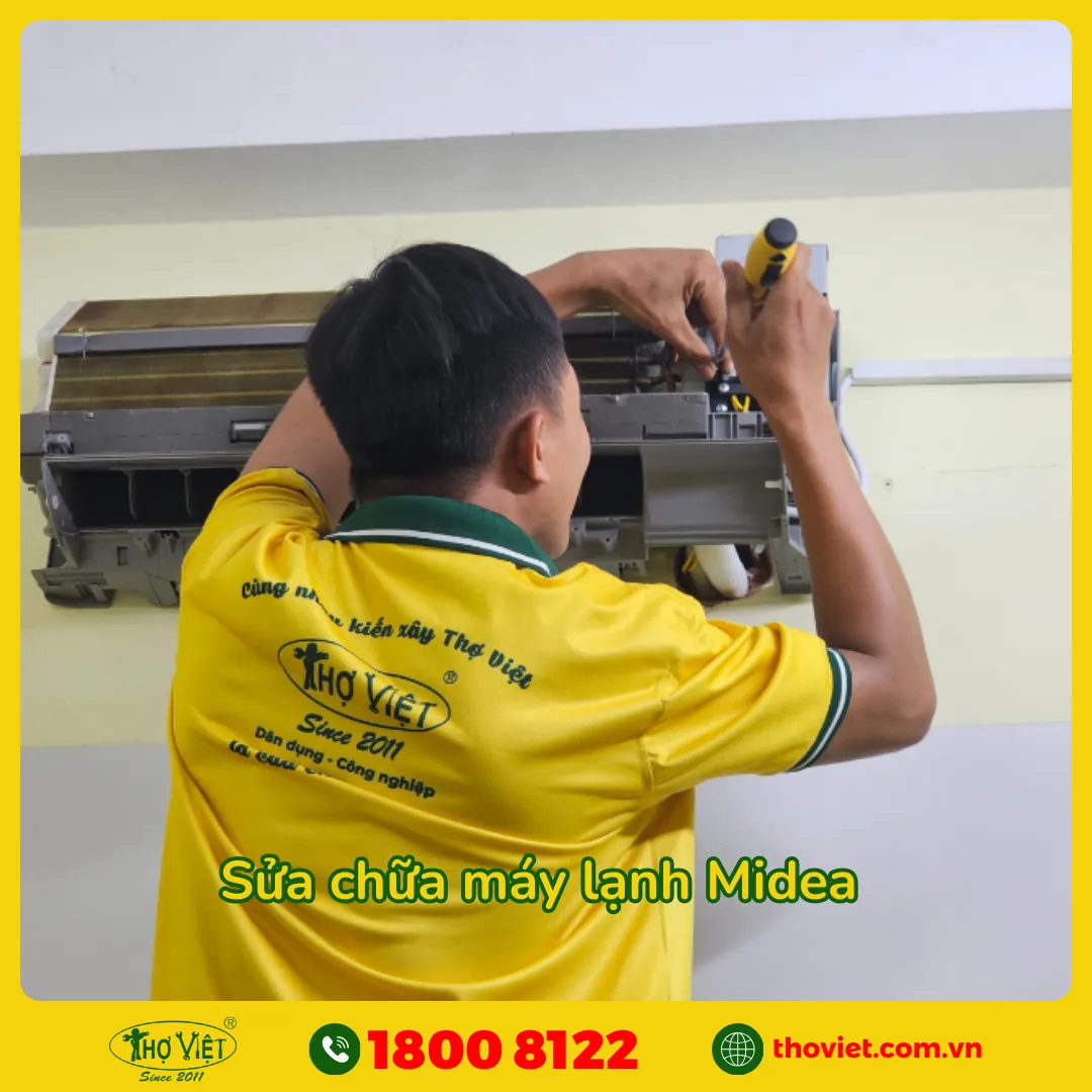 Giới thiệu dịch vụ sửa máy lạnh Midea