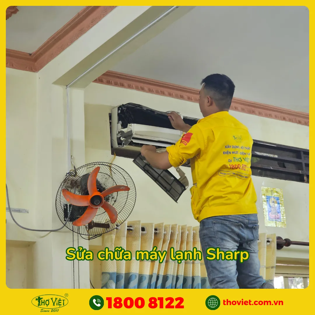 Tại sao nên chọn Thợ Việt sửa máy lạnh Sharp?