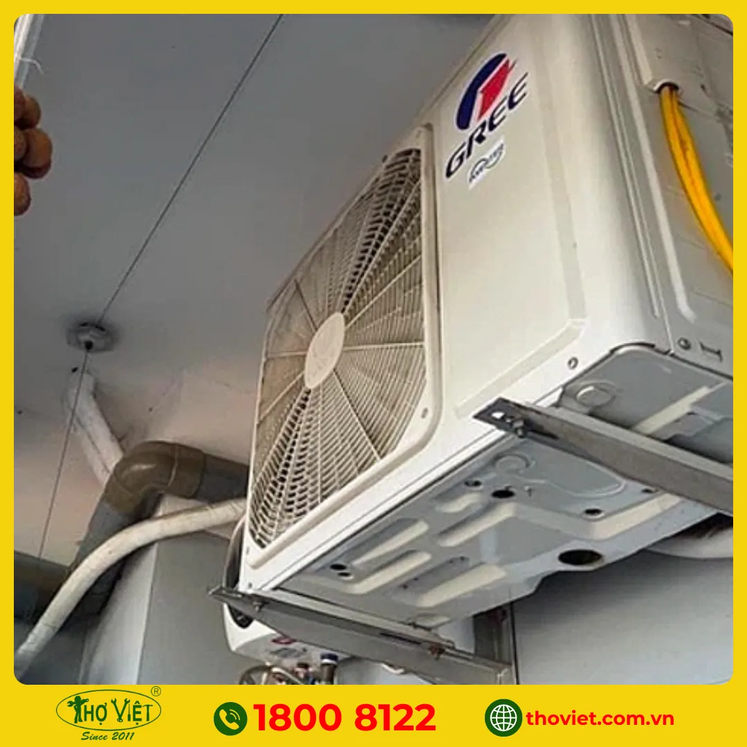 Vệ sinh dàn nóng máy lạnh Gree