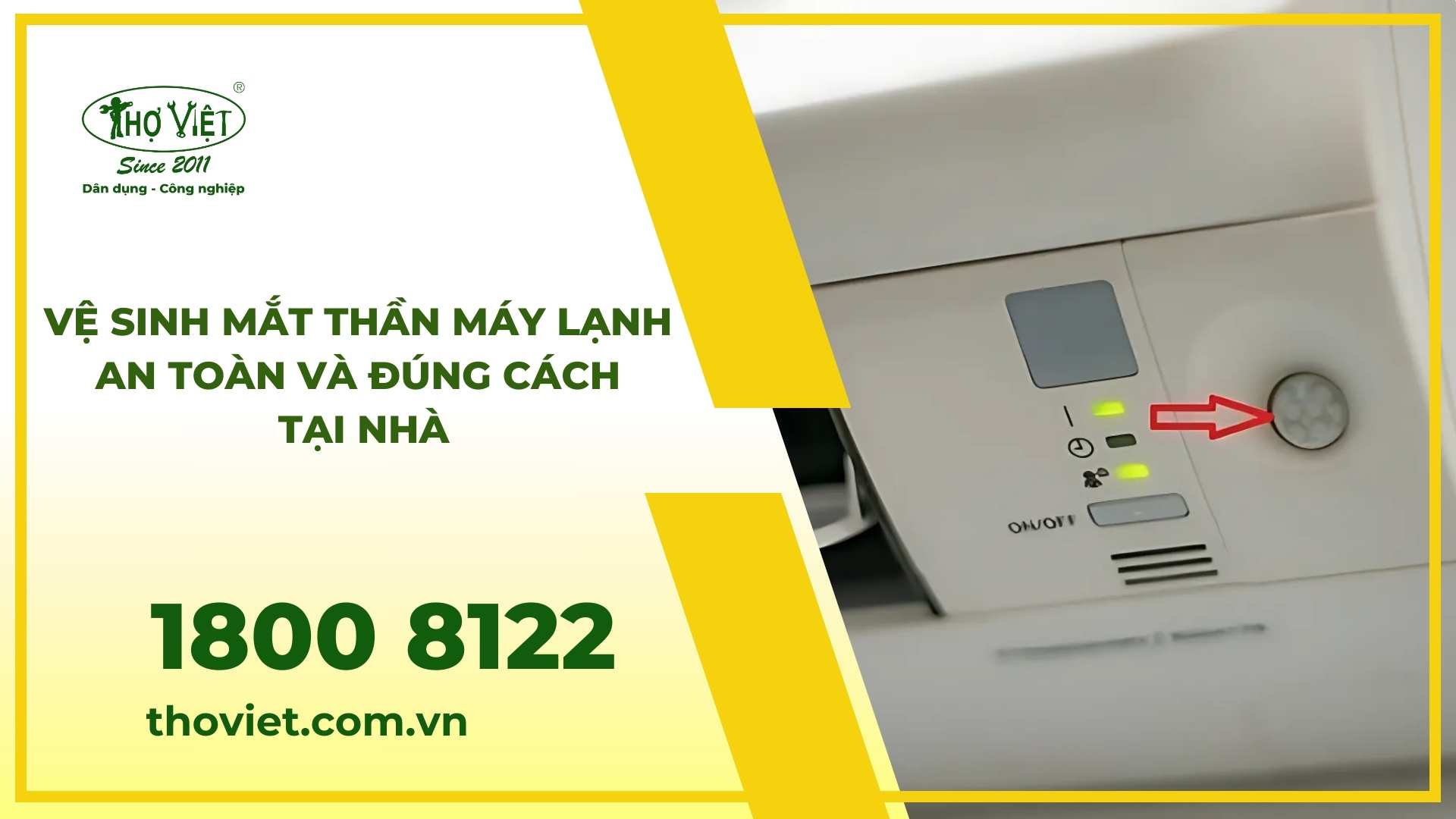 Vệ sinh mắt thần máy lạnh