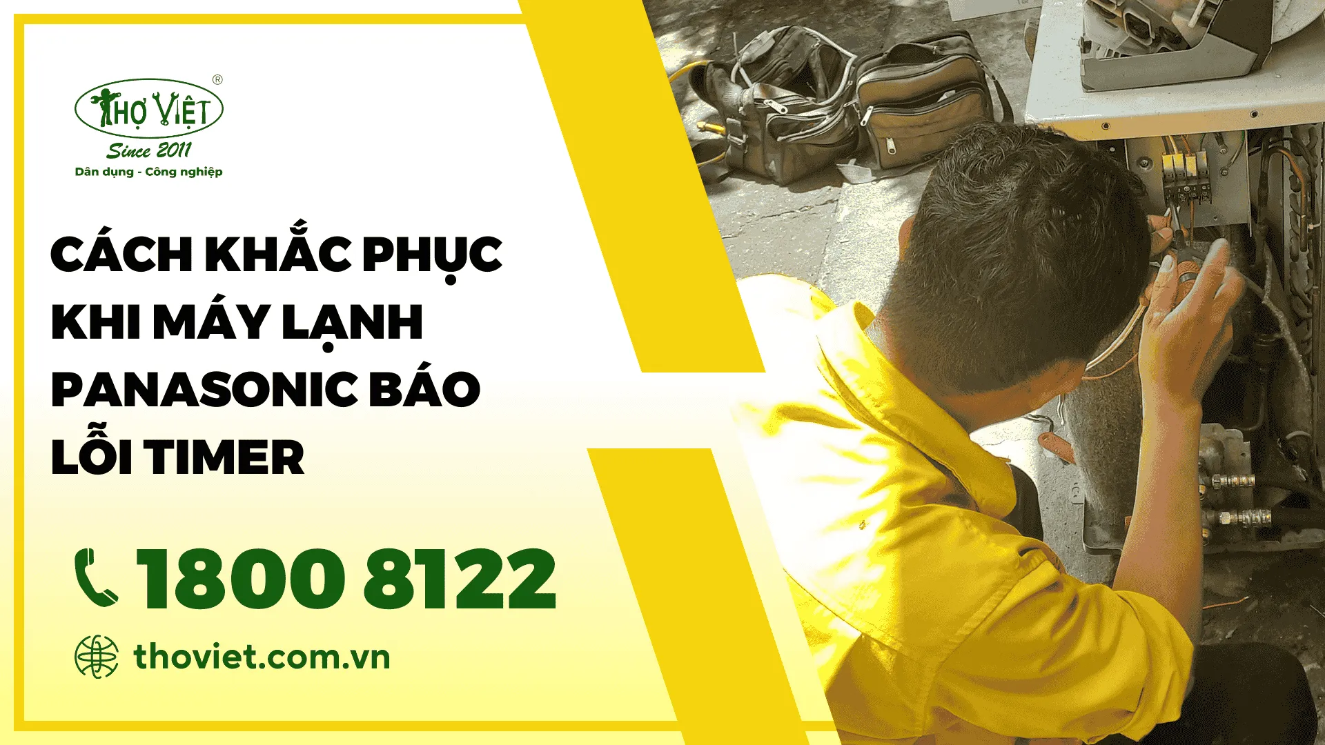 Cách khắc phục khi máy lạnh Panasonic báo lỗi timer