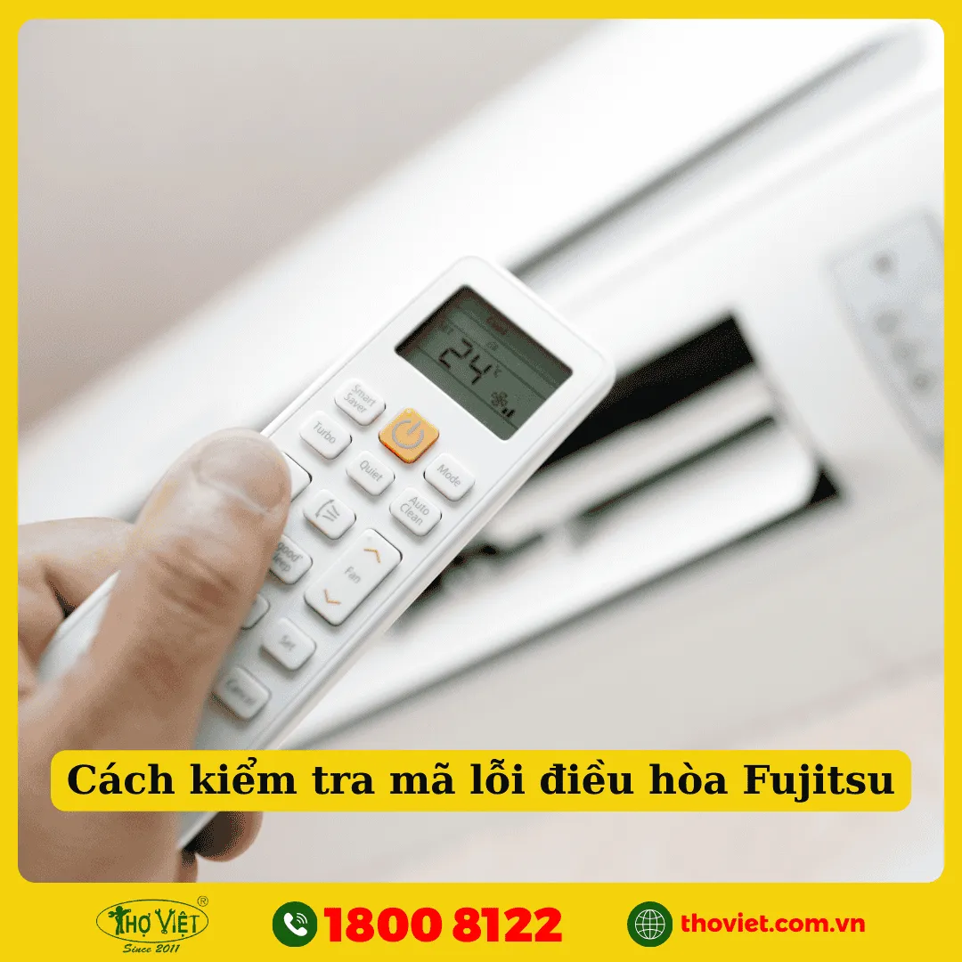 Cách kiểm tra mã lỗi điều hòa Fujitsu