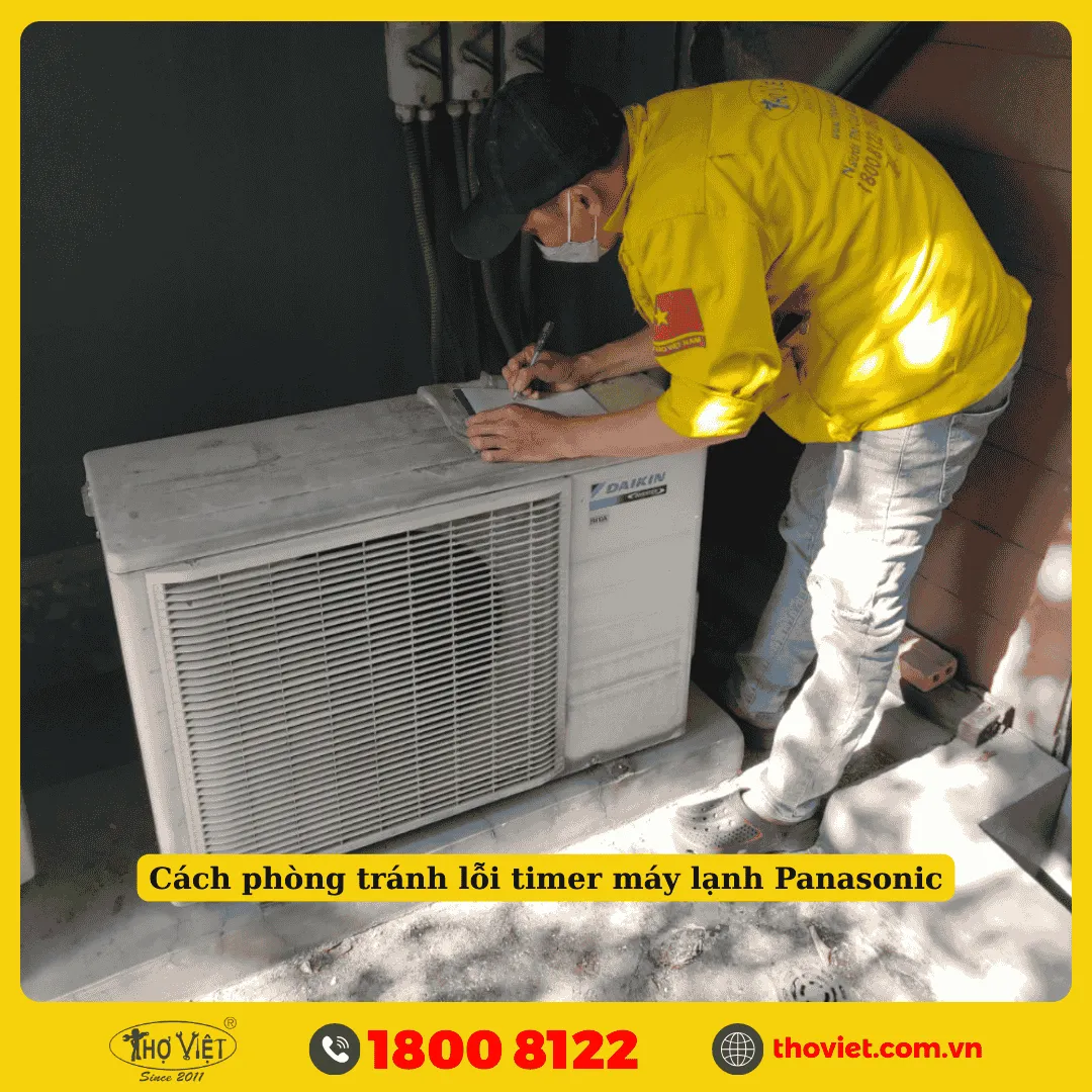 Cách phòng tránh lỗi timer máy lạnh Panasonic