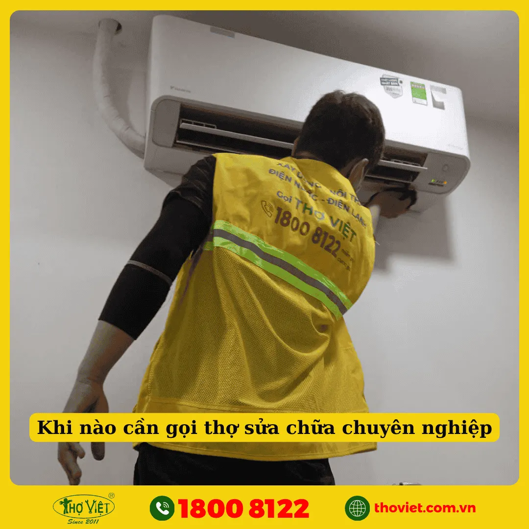 Khi nào cần gọi thợ sửa chữa chuyên nghiệp