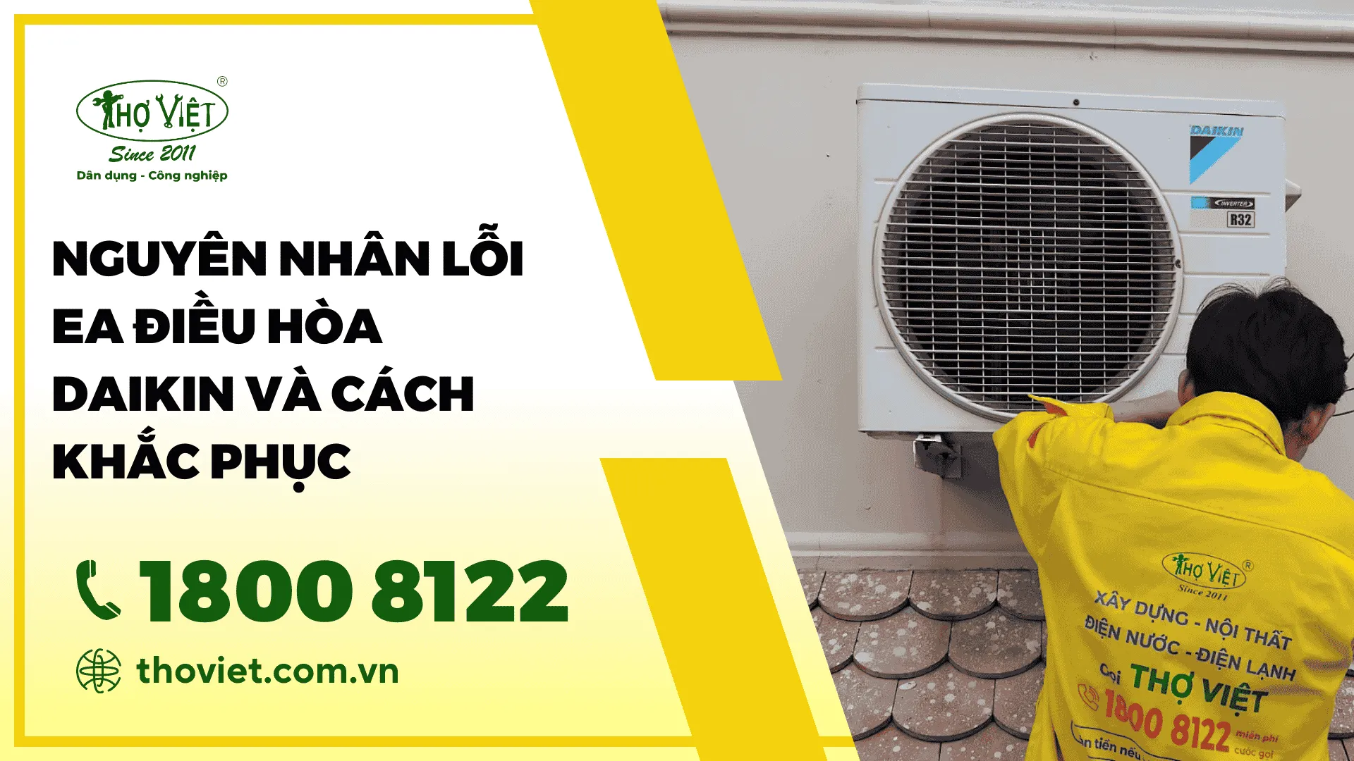 Nguyên nhân lỗi EA điều hòa Daikin và cách khắc phục