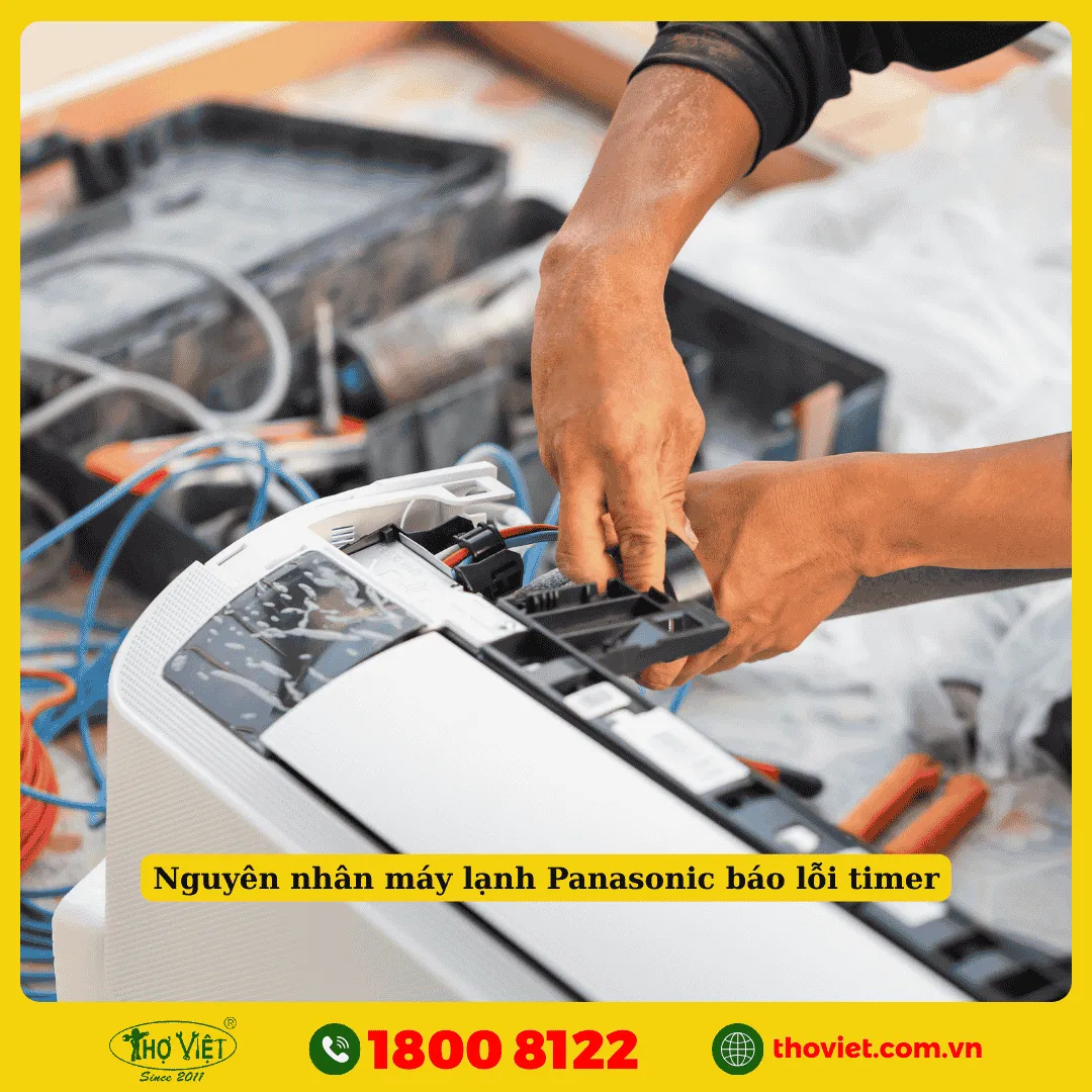 Nguyên nhân máy lạnh Panasonic báo lỗi timer