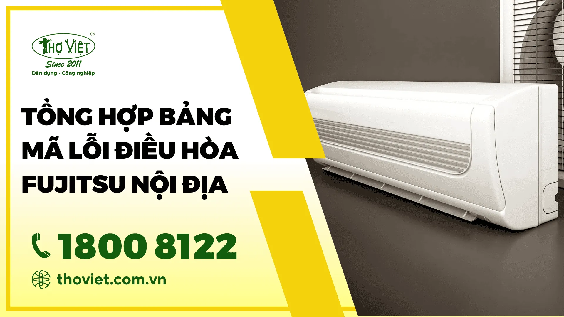 Tổng hợp bảng mã lỗi điều hòa Fujitsu nội địa