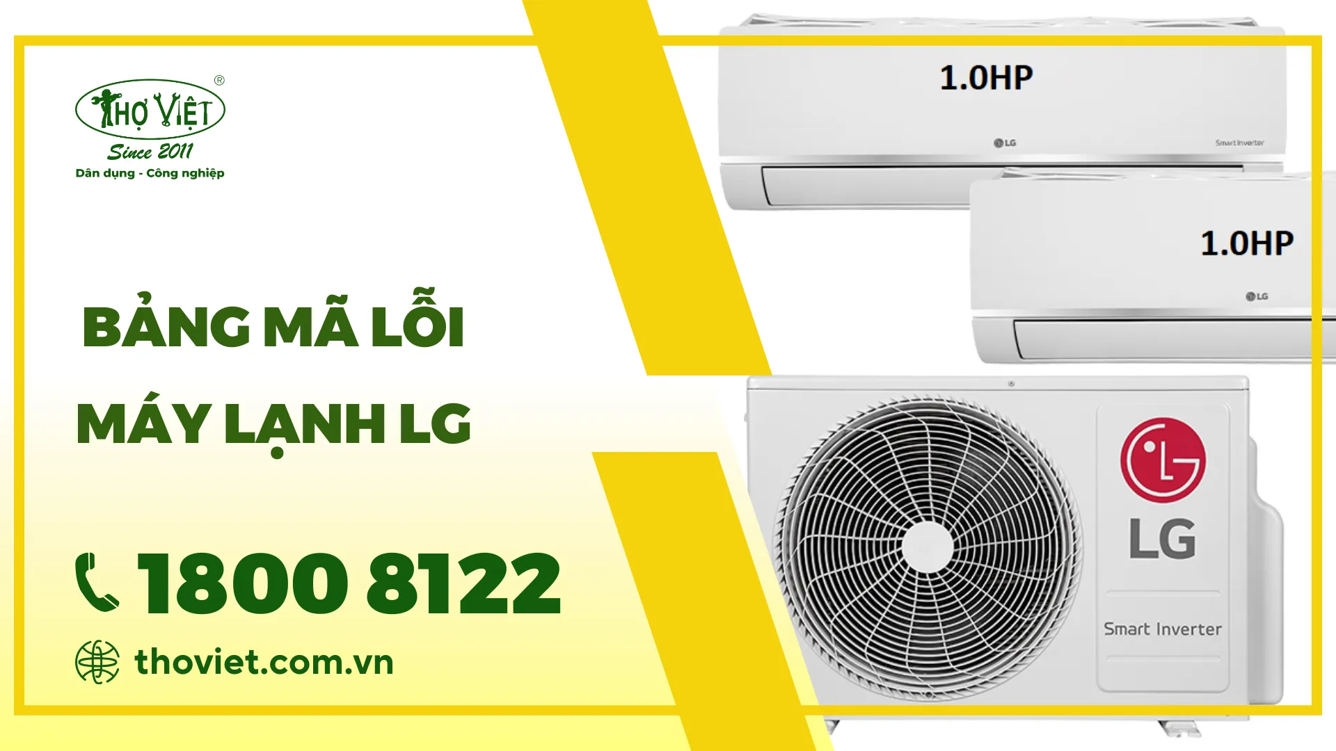 Bảng mã lỗi máy lạnh LG cập nhật mới nhất [thangnam]
