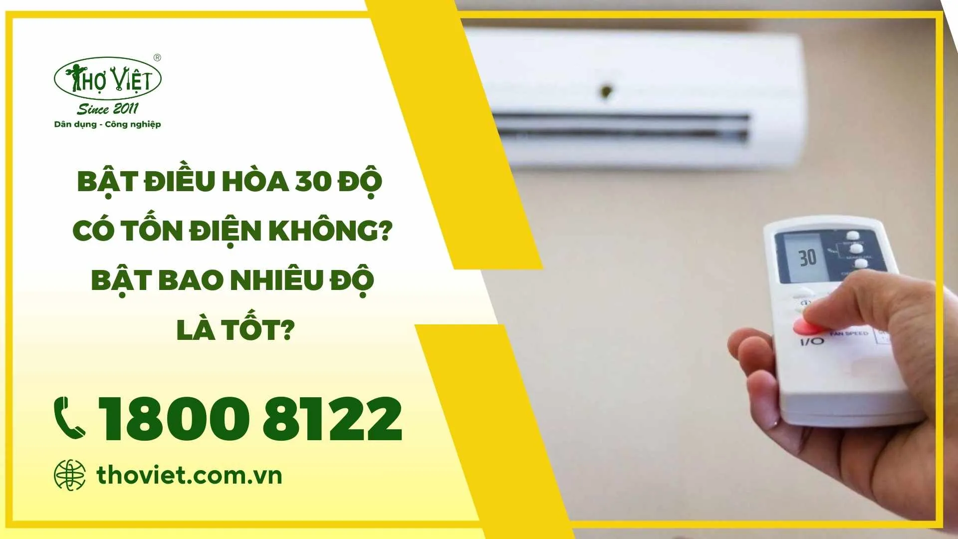 Bật điều hòa 30 độ có tốn điện không?