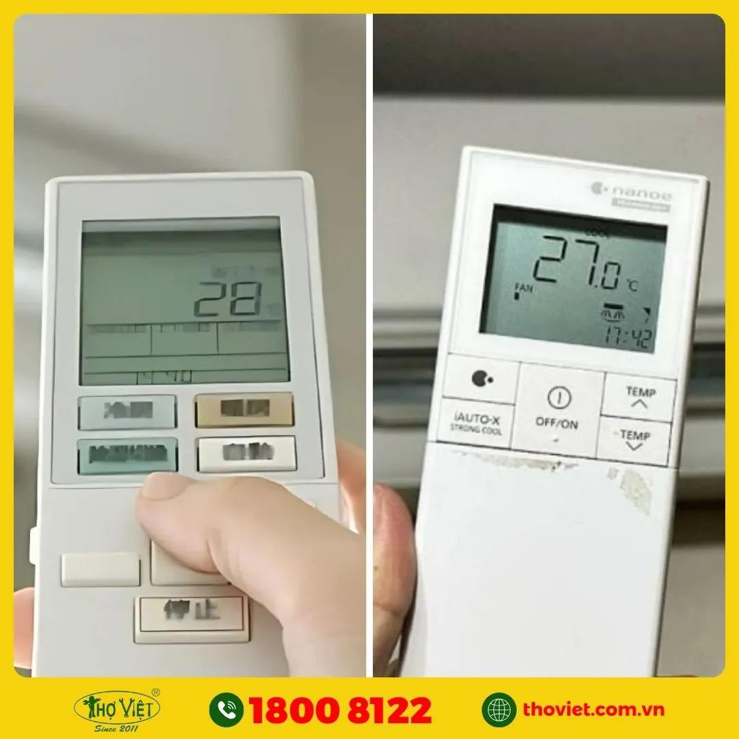Bật nhiệt độ ở mức 27 - 28 độ C