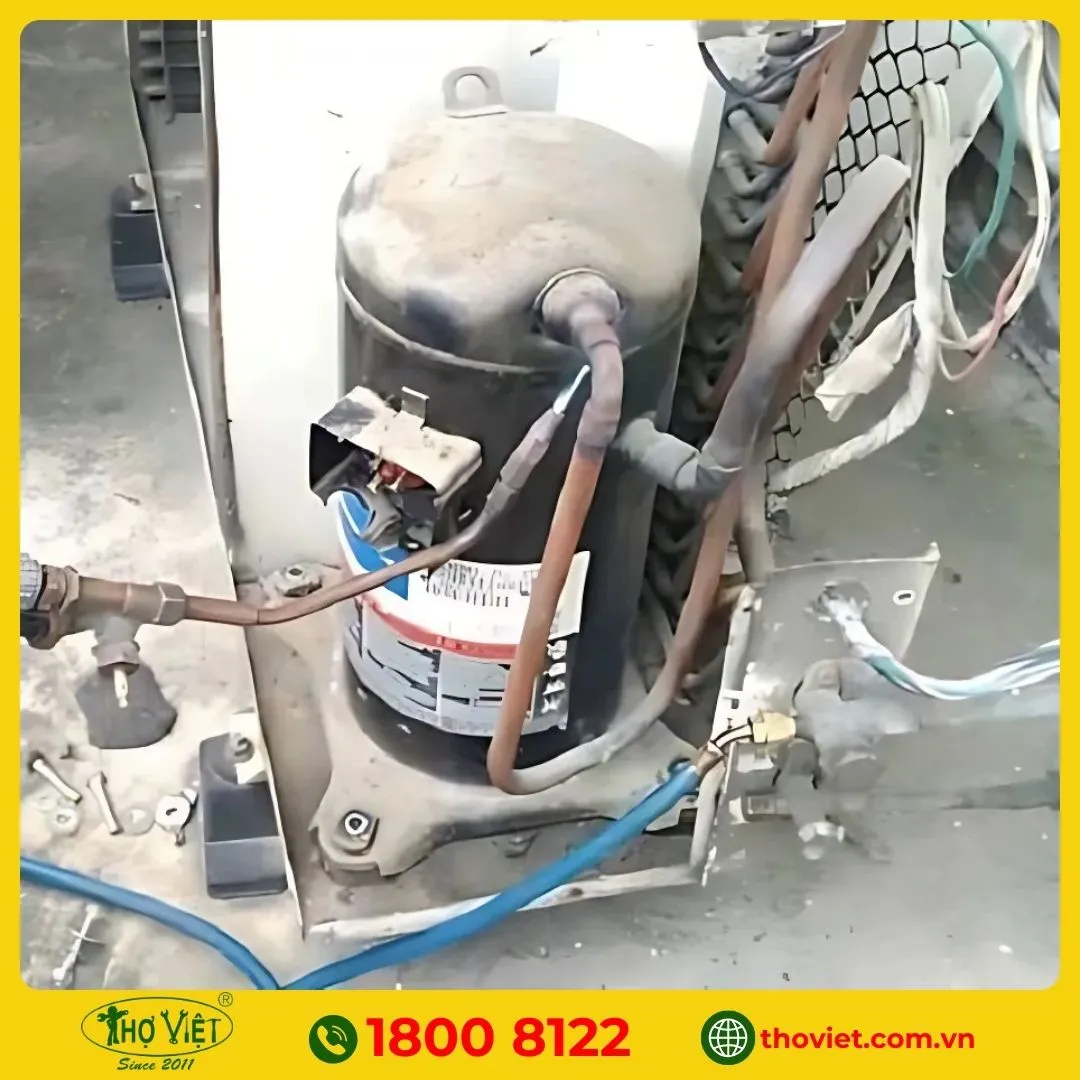 Block điều hoà bị hỏng