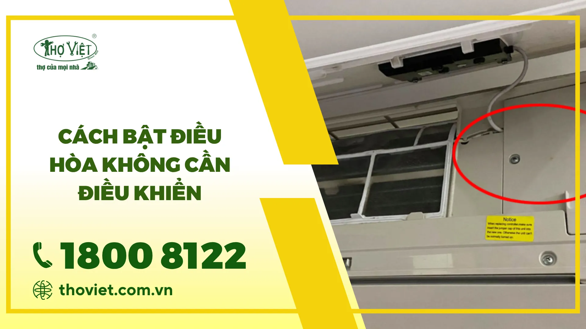 Hướng dẫn cách bật điều hòa không cần điều khiển