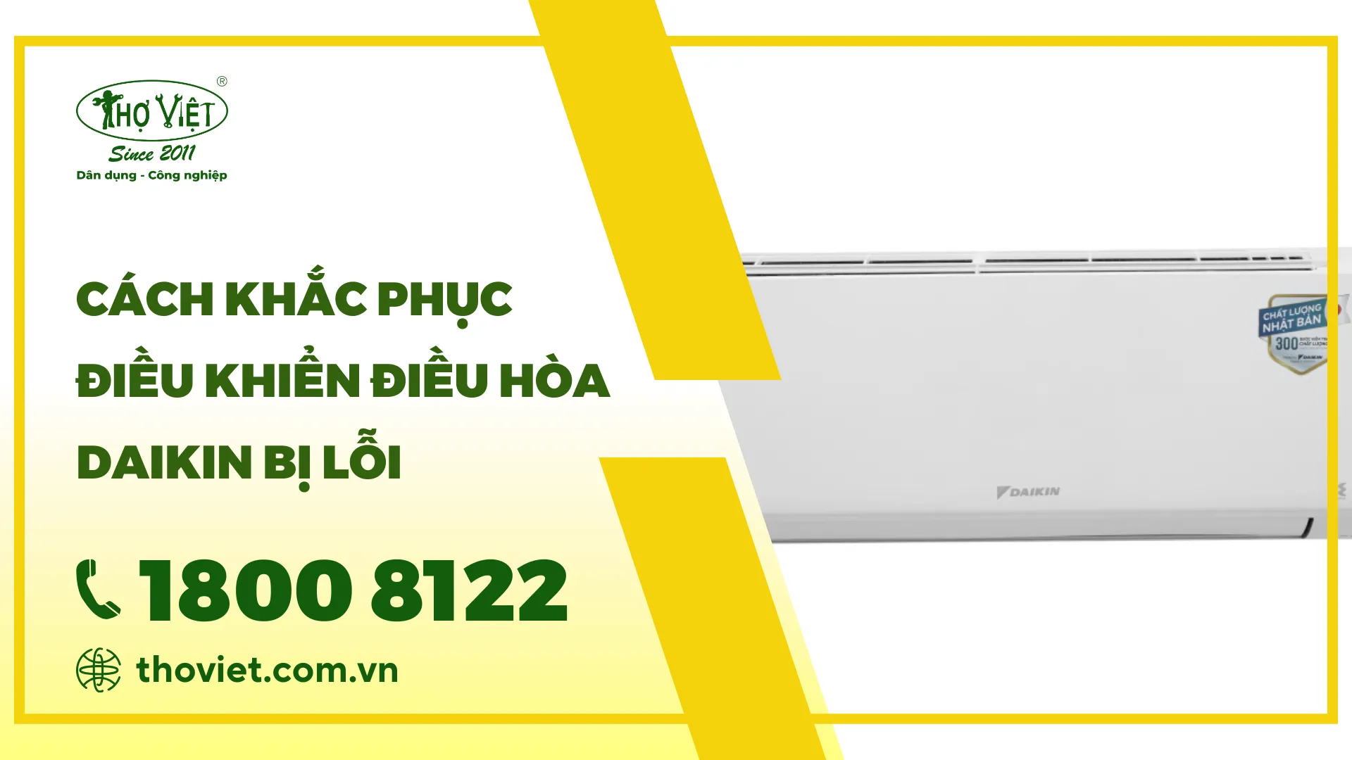 Cách khắc phục điều khiển điều hòa Daikin bị lỗi