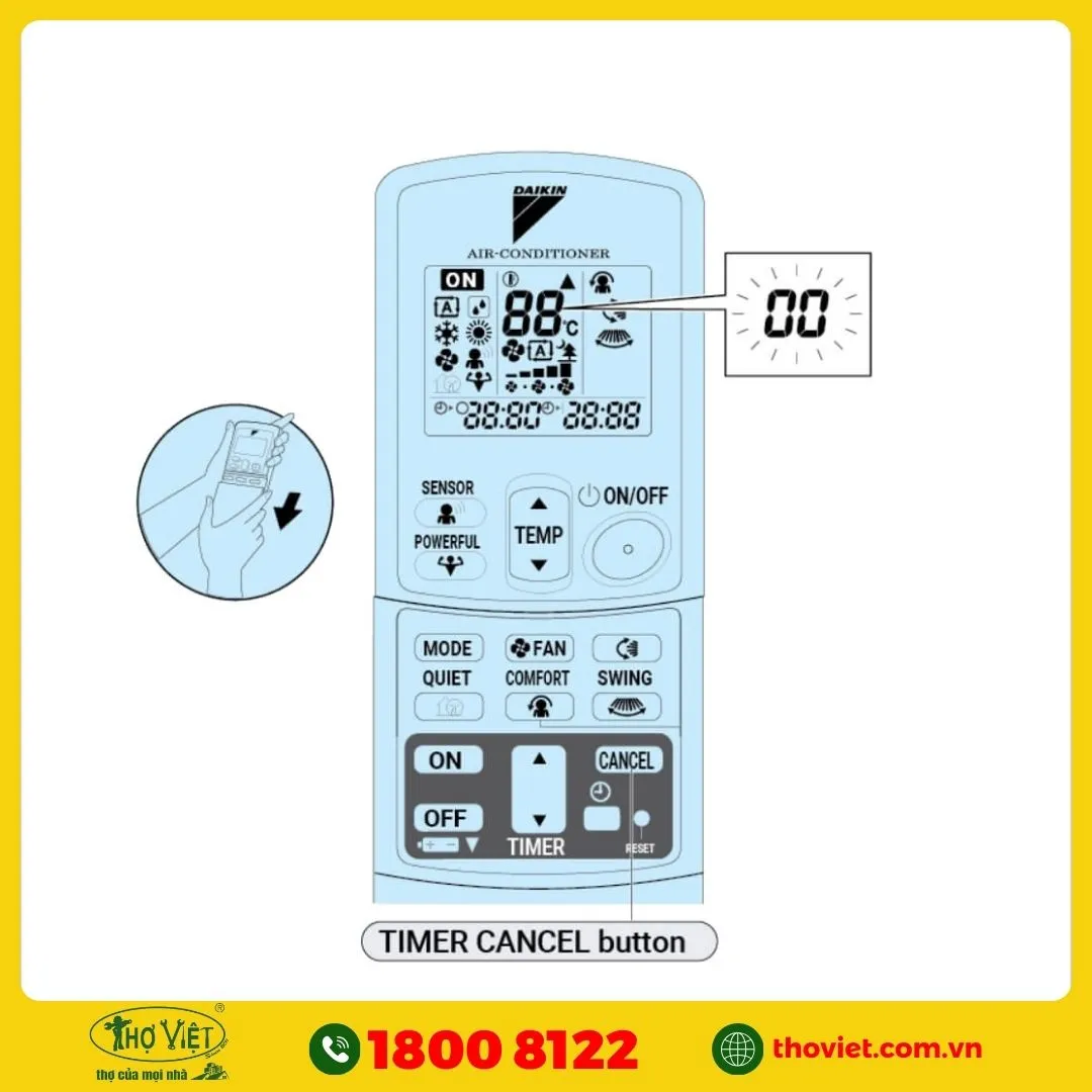 Cách kiểm tra lỗi điều hoà Daikin model cũ