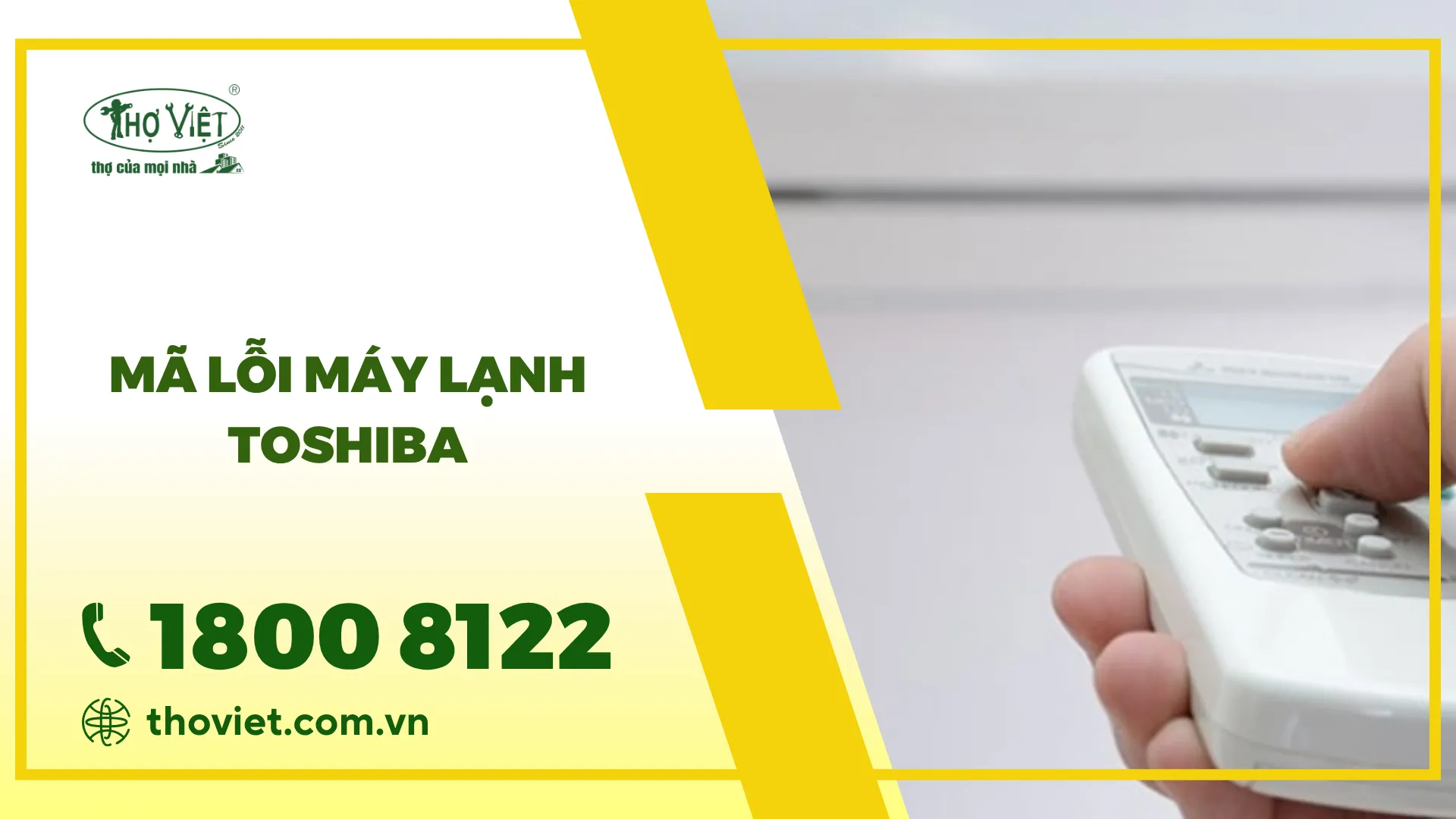 [Cập nhật] mã lỗi máy lạnh Toshiba mới nhất [nam]