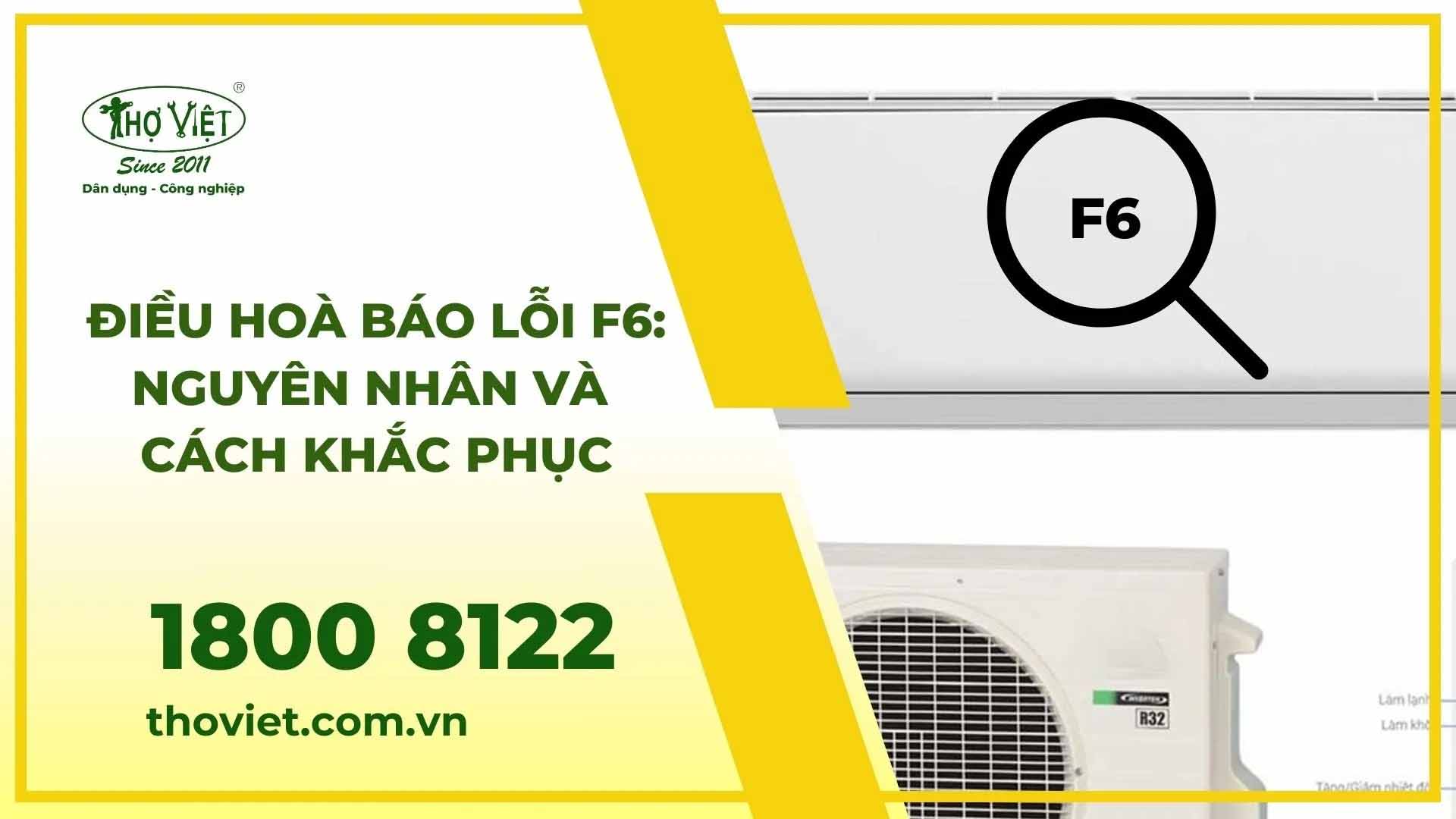 Lỗi F6 điều hòa Daikin