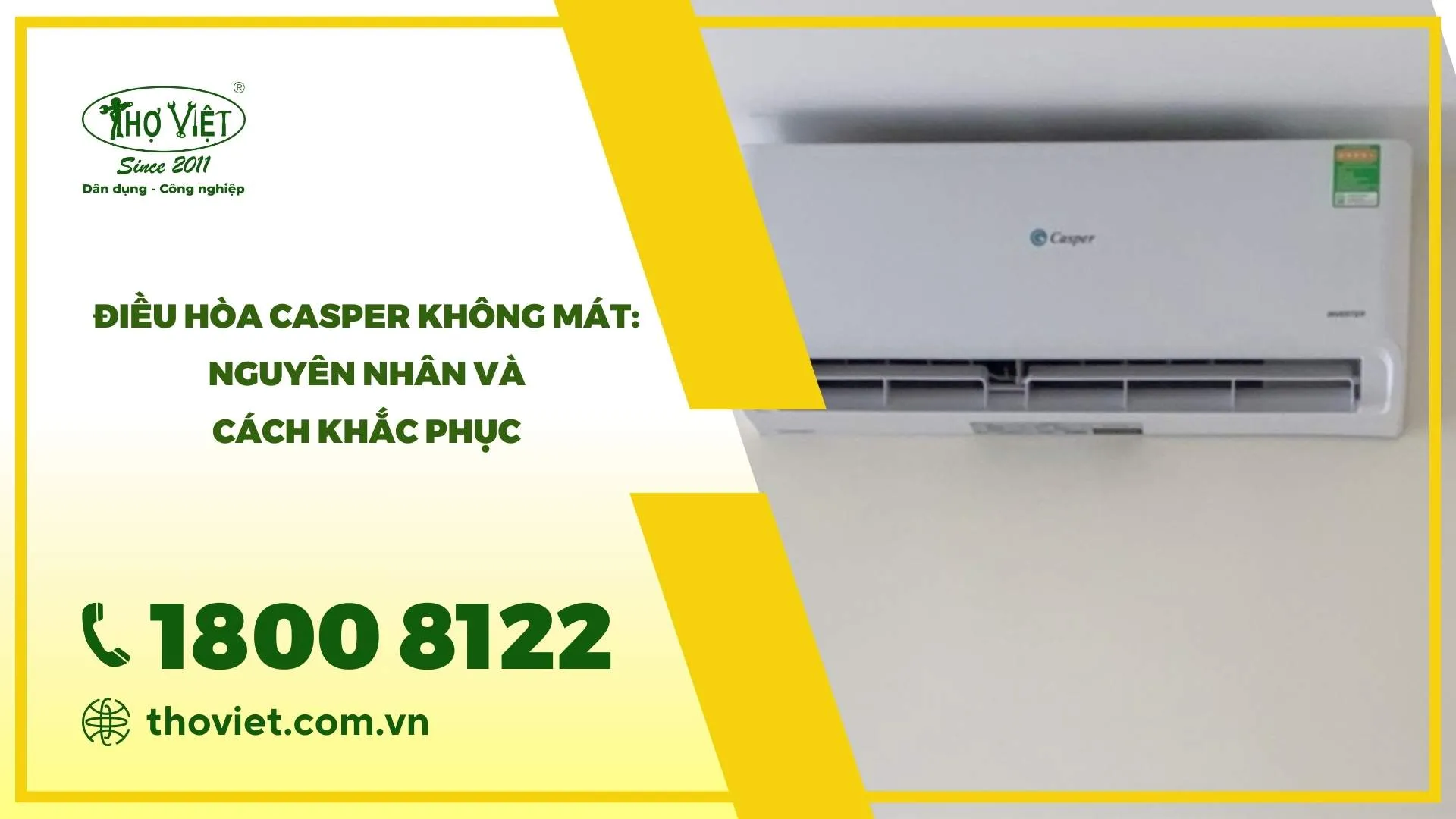 Điều hòa Casper không mát