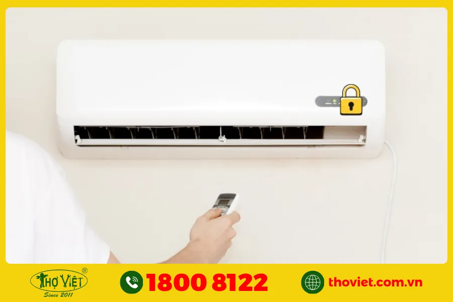 Do chức năng hiển thị nhiệt độ đã bị khóa