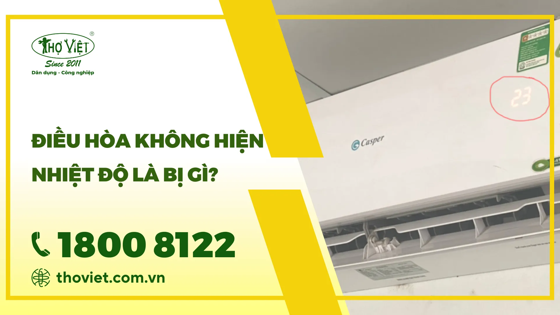 Điều hòa không hiện nhiệt độ là bị gì? Khắc phục như thế nào?