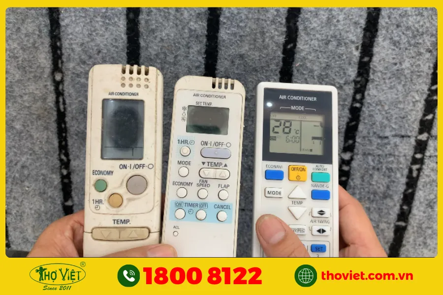 Remote bị rơi vỡ hoặc ngấm nước trước đó
