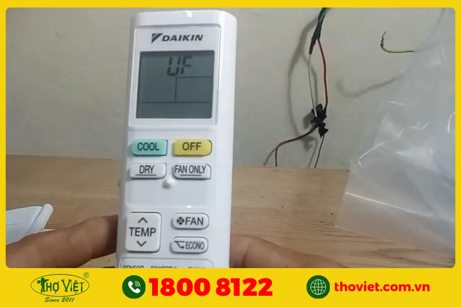 Remote Daikin bị hỏng, mất