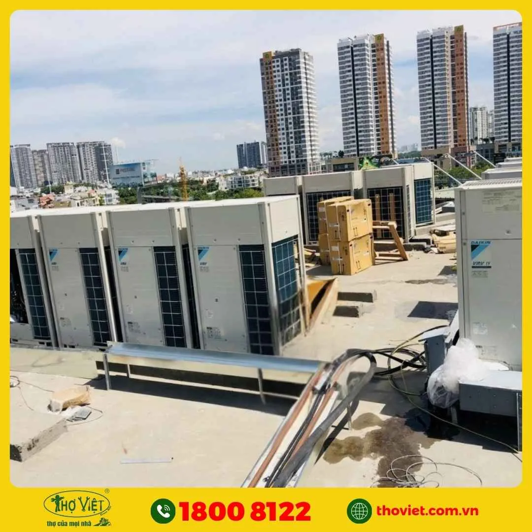 Đơn vị chuyên vệ sinh máy lạnh trung tâm VRV