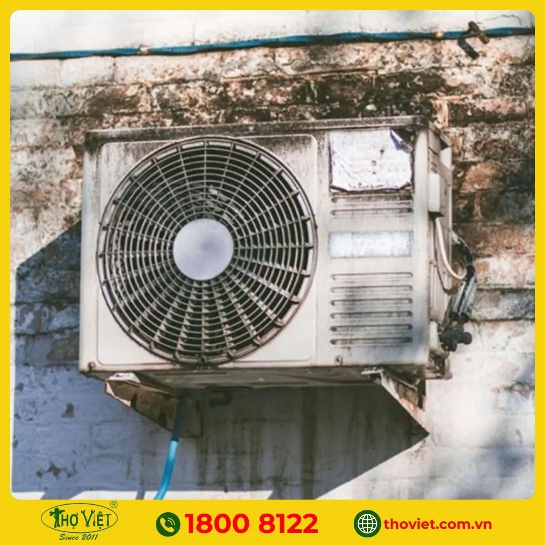 Mô tơ quạt của dàn nóng bị hỏng