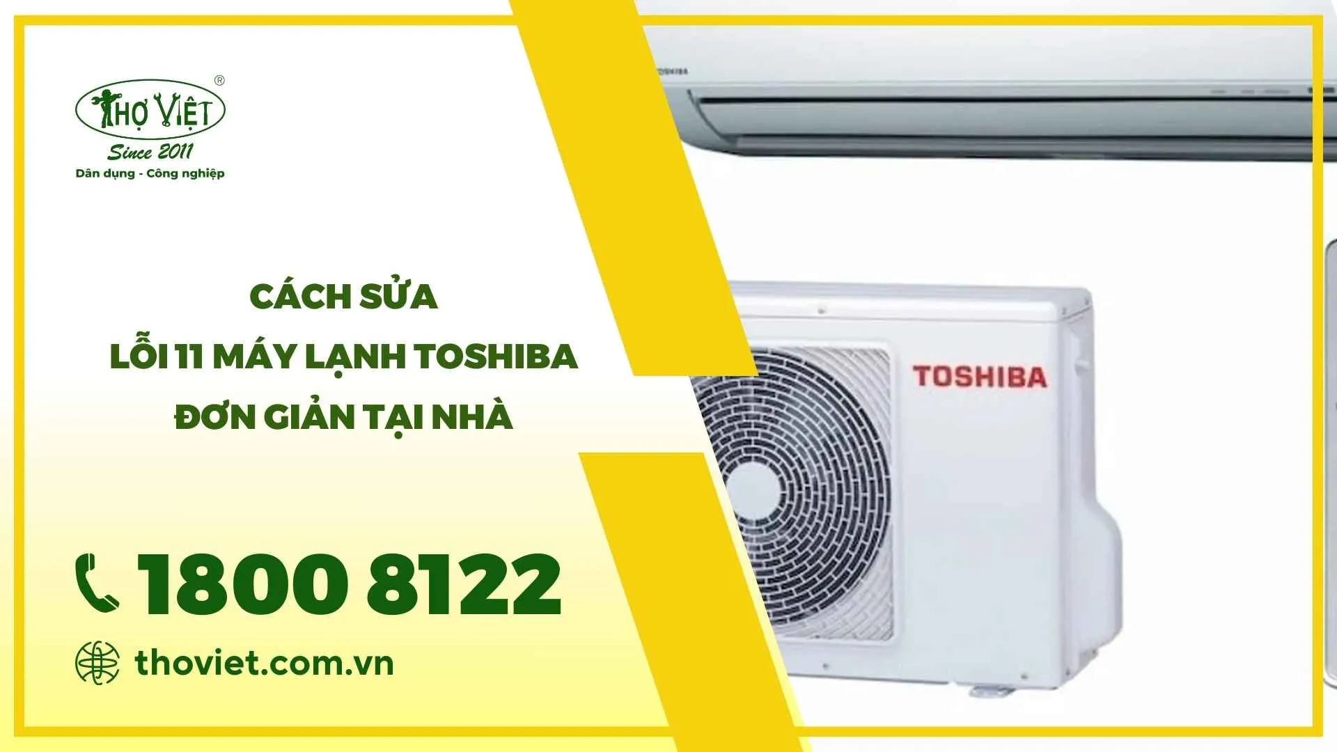 Lỗi 11 máy lạnh Toshiba