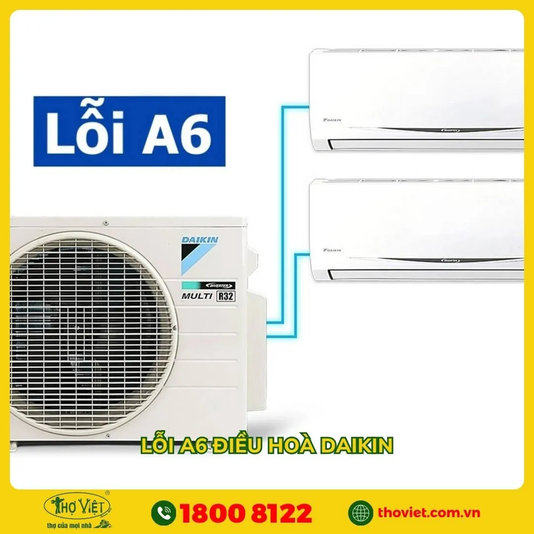 Lỗi A6 điều hòa Daikin