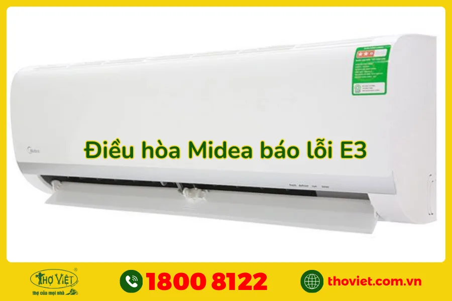 Điều hòa Midea báo lỗi E3