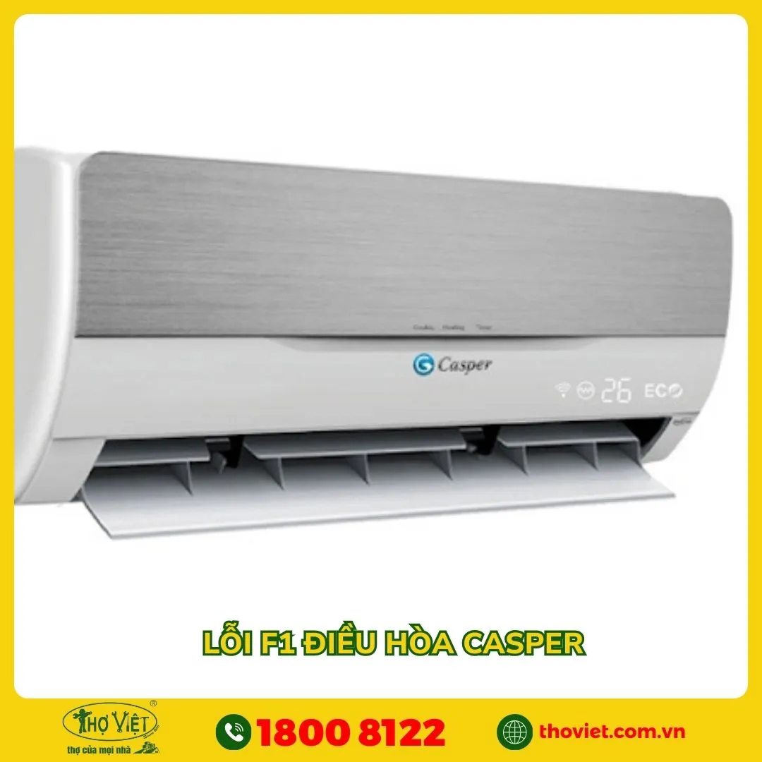 Lỗi F1 điều hòa Casper