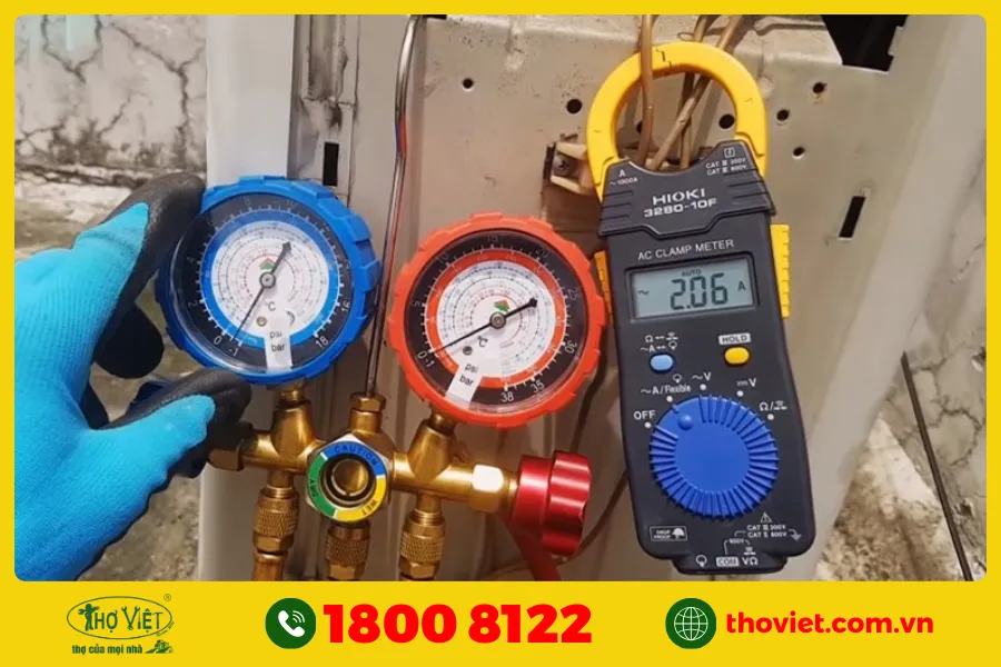 Gas máy lạnh bị rò rỉ