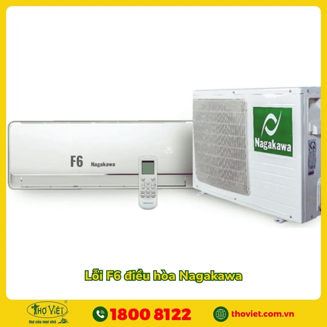 Lỗi F6 điều hòa Nagakawa